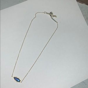 Iridescent blue Kendra Scott necklace!!!